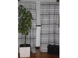 Cortina de Puerta estilo Jacquard Beige-Multicolor 155 x 220 cm